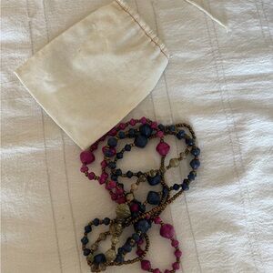 Noonday paper bead necklace